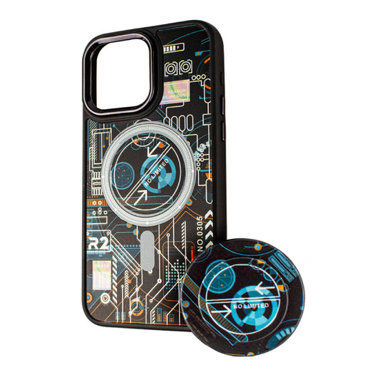 Capa MagSafe para Xiaomi Redmi A2 / A1, BOTER, Tecnologia MagPopsocket, Multicolor