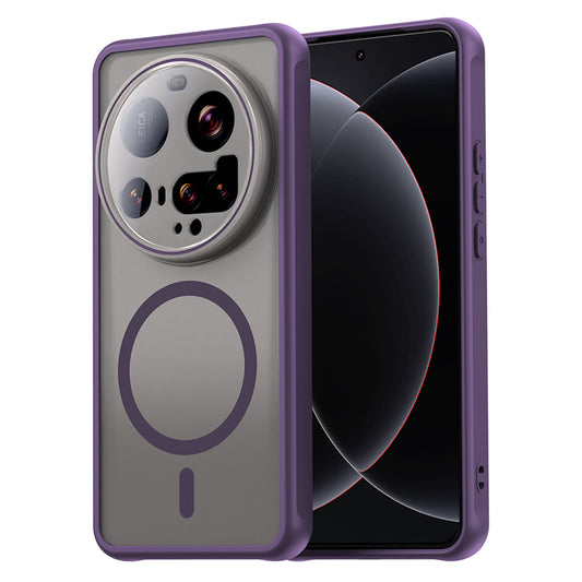 Capa MagSafe para Xiaomi 15 Ultra, Techsuit, HaloFrost II, Roxo