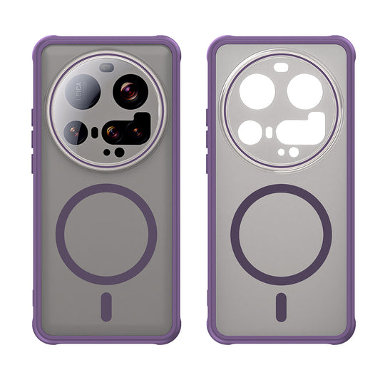 Capa MagSafe para Xiaomi 15 Ultra, Techsuit, HaloFrost II, Roxo
