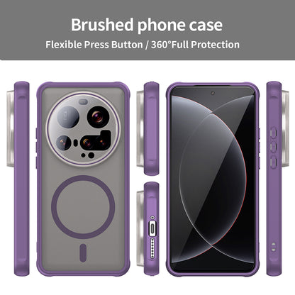 Capa MagSafe para Xiaomi 15 Ultra, Techsuit, HaloFrost II, Roxo