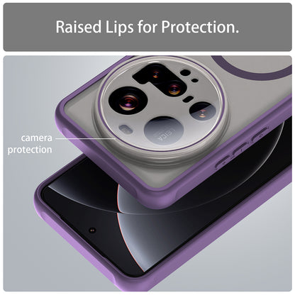 Capa MagSafe para Xiaomi 15 Ultra, Techsuit, HaloFrost II, Roxo