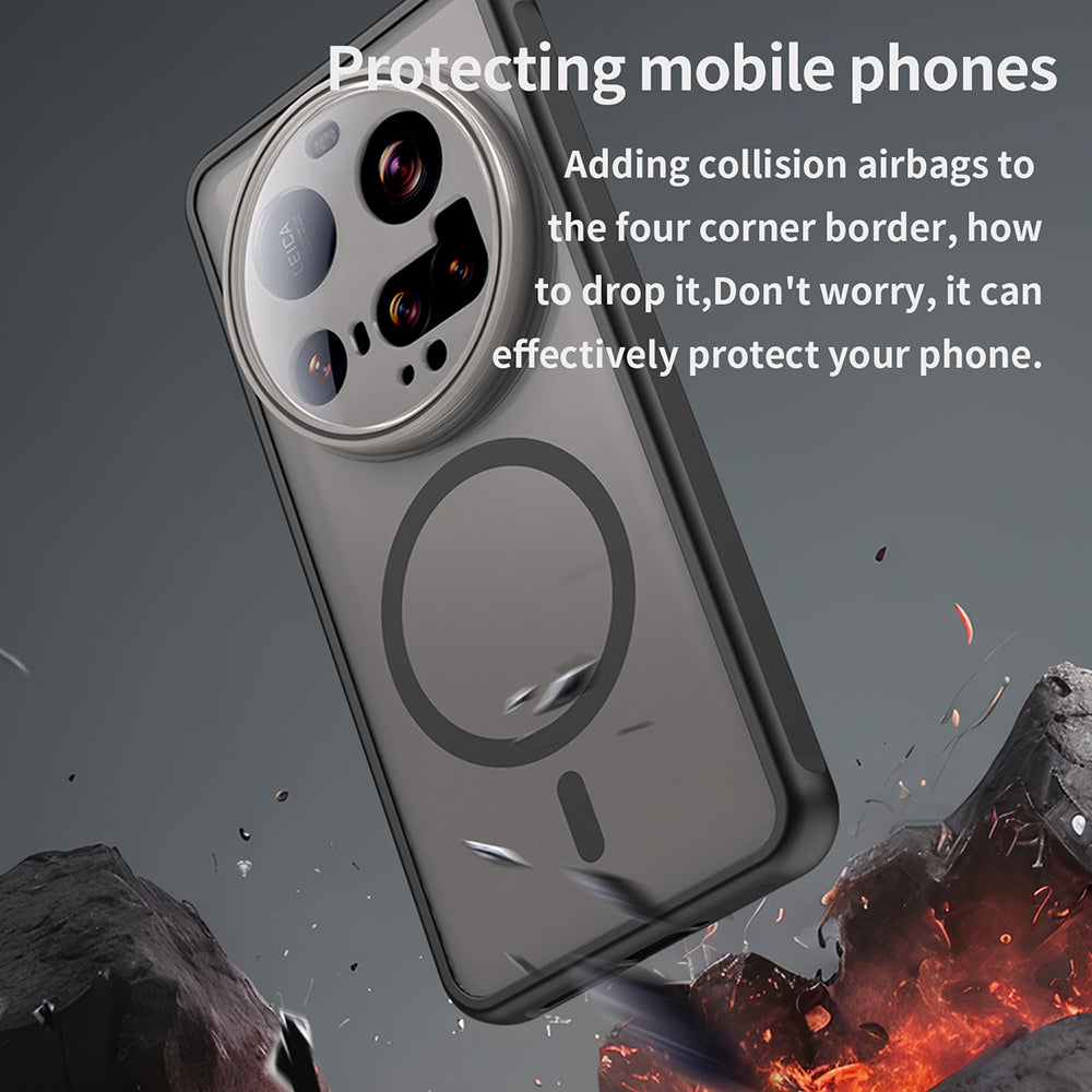 Capa MagSafe para Xiaomi 15 Ultra, Techsuit, HaloFrost II, Preta