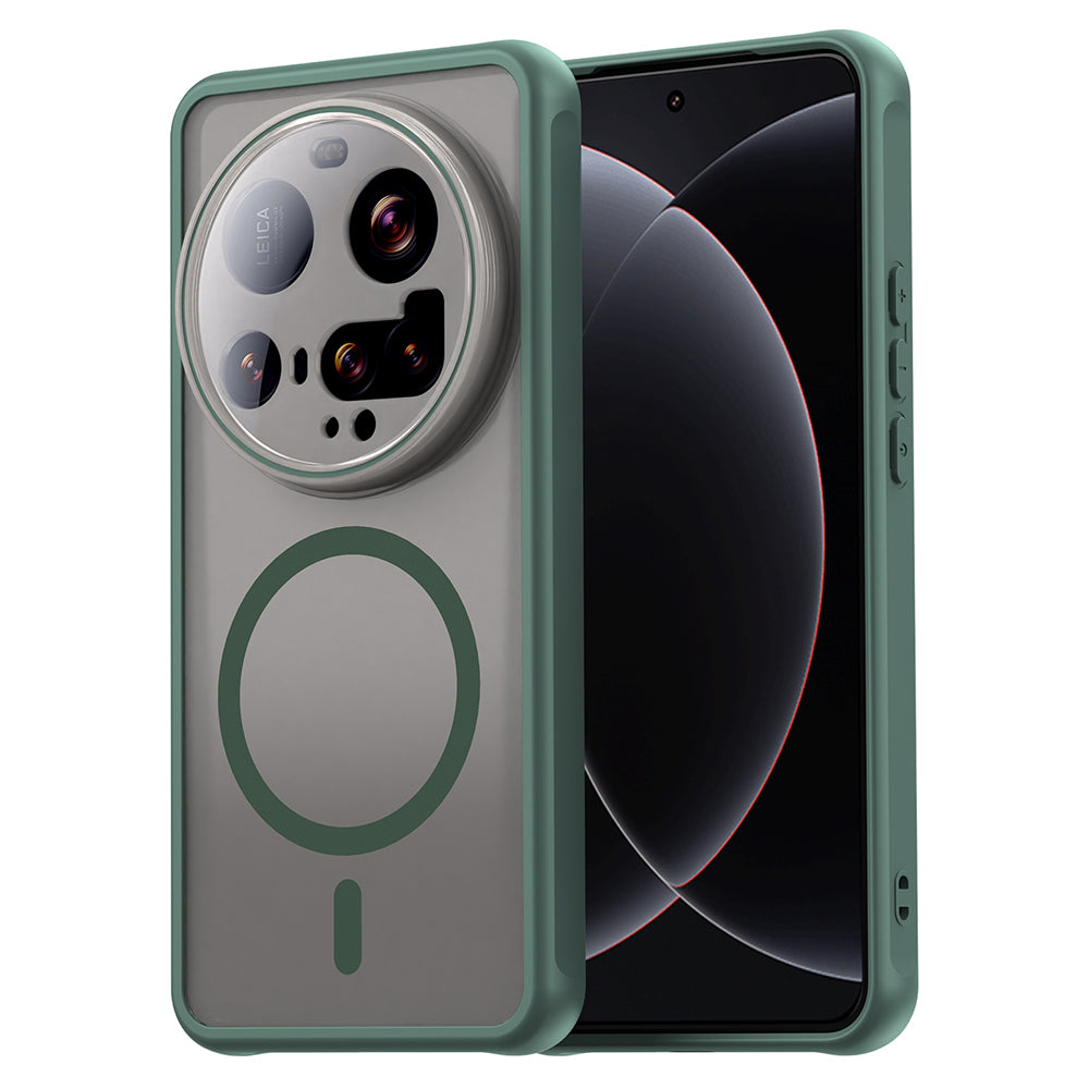 Capa MagSafe para Xiaomi 15 Ultra, Techsuit, HaloFrost II, Verde