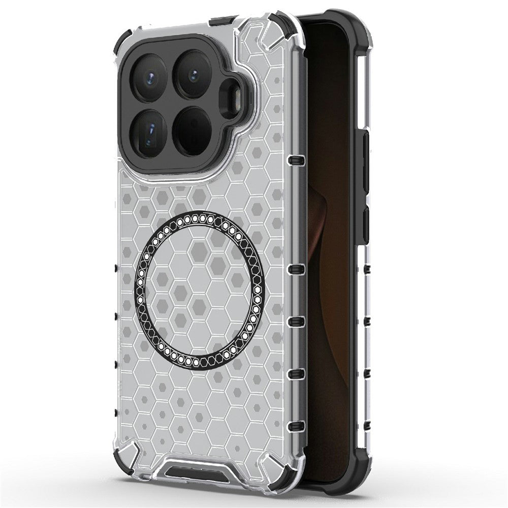 Capa MagSafe para Xiaomi 15T Pro, Techsuit, HoneyComb Shield, Branca