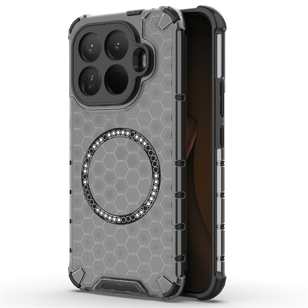 Capa MagSafe para Xiaomi 15T Pro, Techsuit, HoneyComb Shield, Preta