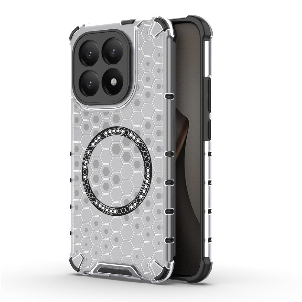 Capa MagSafe para Xiaomi 15T, Techsuit, HoneyComb Shield, Branca