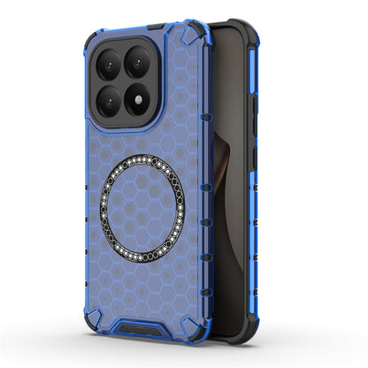 Capa MagSafe para Xiaomi 15T, Techsuit, HoneyComb Shield, Azul