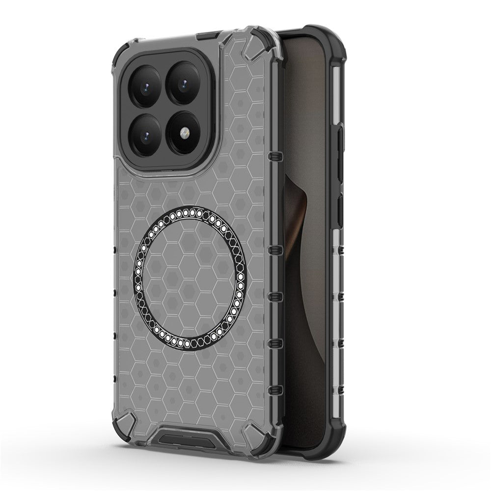 Capa MagSafe para Xiaomi 15T, Techsuit, HoneyComb Shield, Preta