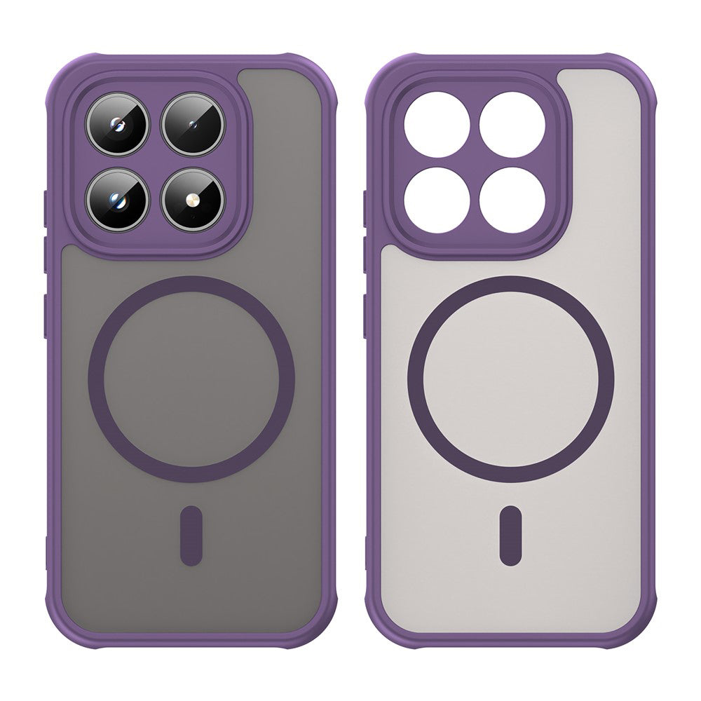 Capa MagSafe para Xiaomi 17, Techsuit, HaloFrost II, Roxo