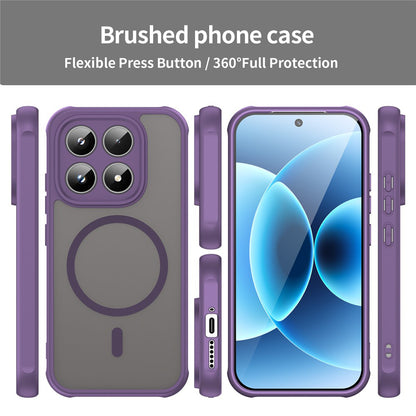 Capa MagSafe para Xiaomi 17, Techsuit, HaloFrost II, Roxo