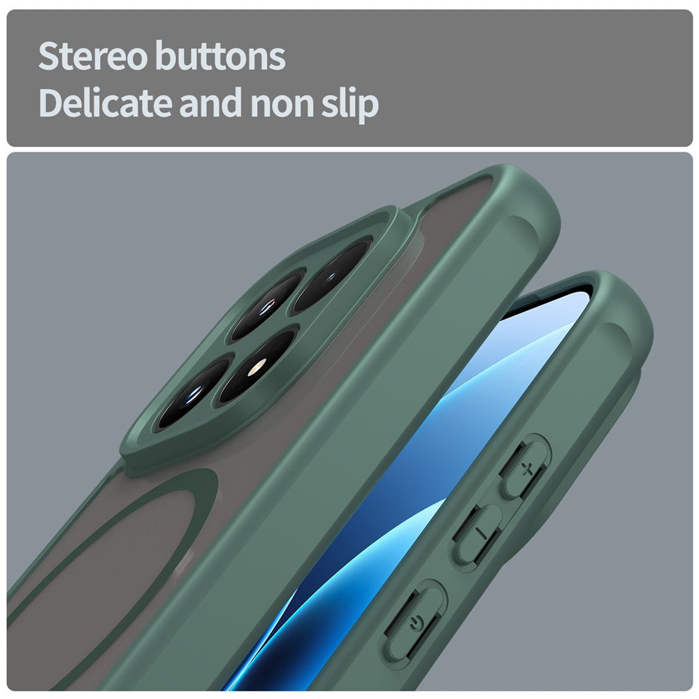 MagSafe Case for Xiaomi 17, Techsuit, HaloFrost II, Green