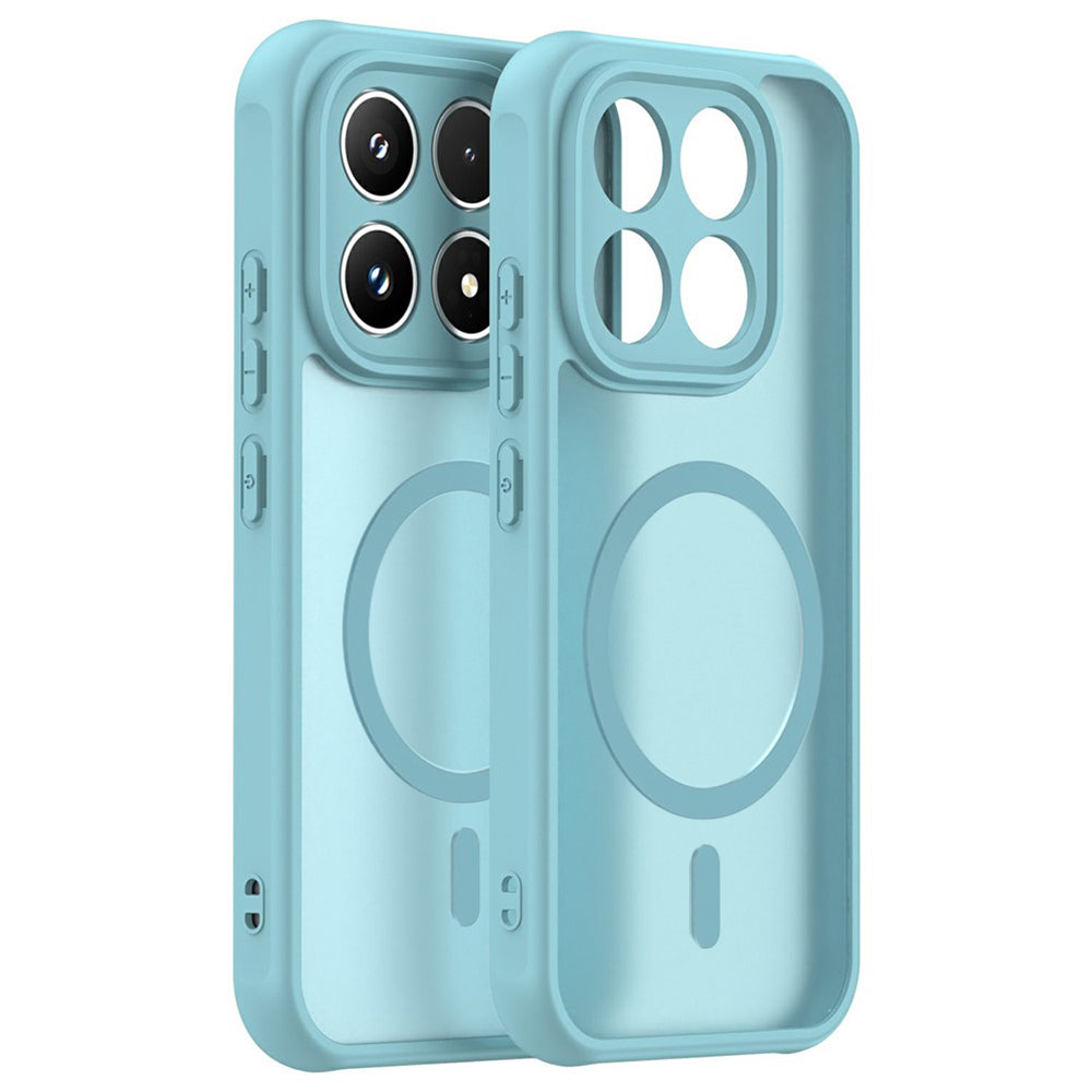 Capa MagSafe para Xiaomi 17, Techsuit, HaloFrost II, Verde Claro