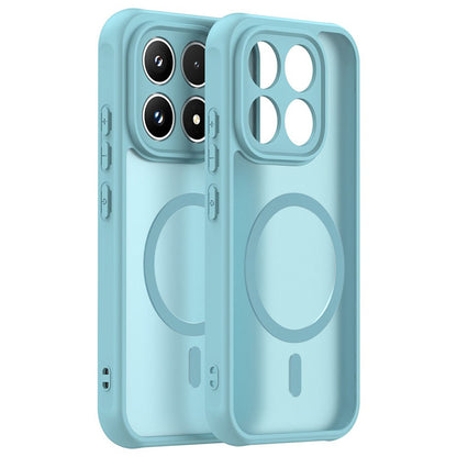 Capa MagSafe para Xiaomi 17, Techsuit, HaloFrost II, Verde Claro