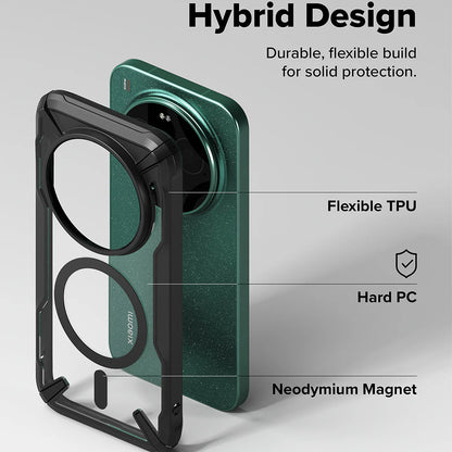 Capa MagSafe para Xiaomi 17 Ultra, Ringke, Fusion X, Preta