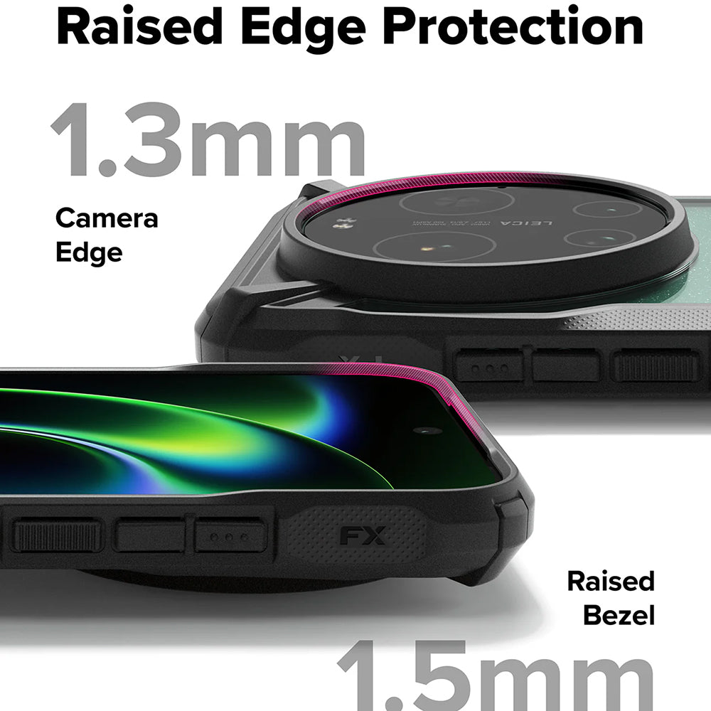 Capa MagSafe para Xiaomi 17 Ultra, Ringke, Fusion X, Preta
