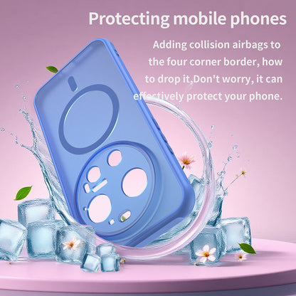 Capa MagSafe para Xiaomi 17 Ultra, Techsuit, HaloFrost II, Azul