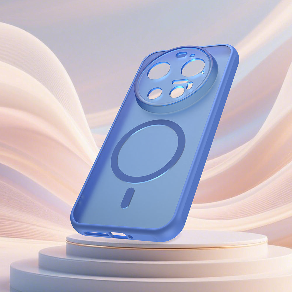 Capa MagSafe para Xiaomi 17 Ultra, Techsuit, HaloFrost II, Azul
