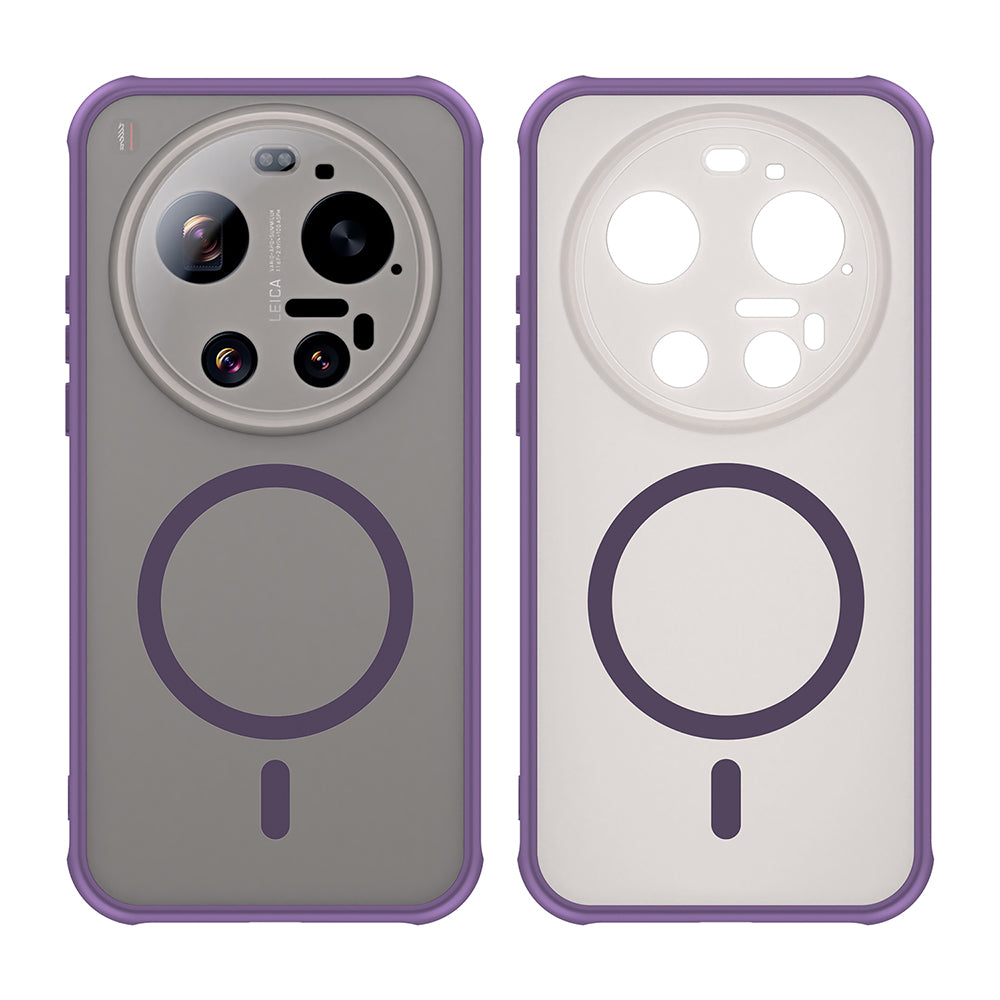 Capa MagSafe para Xiaomi 17 Ultra, Techsuit, HaloFrost II, Roxo