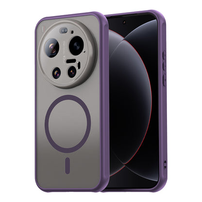 Capa MagSafe para Xiaomi 17 Ultra, Techsuit, HaloFrost II, Roxo