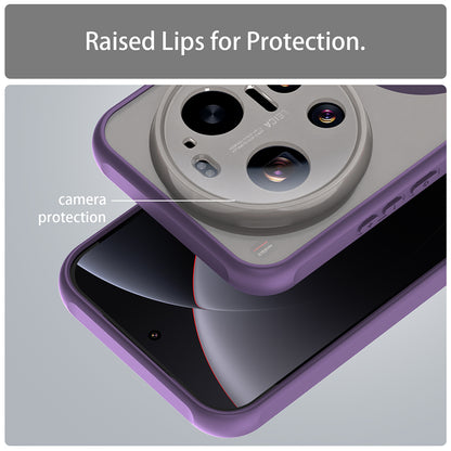 Capa MagSafe para Xiaomi 17 Ultra, Techsuit, HaloFrost II, Roxo