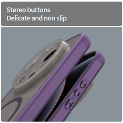 Capa MagSafe para Xiaomi 17 Ultra, Techsuit, HaloFrost II, Roxo