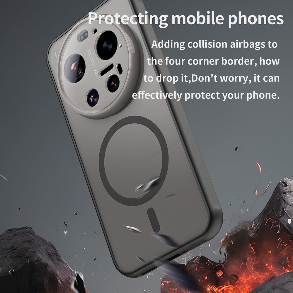 Capa MagSafe para Xiaomi 17 Ultra, Techsuit, HaloFrost II, Preta