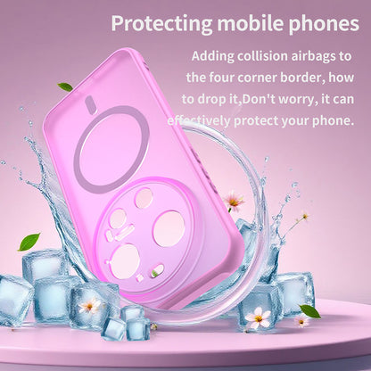 Capa MagSafe para Xiaomi 17 Ultra, Techsuit, HaloFrost II, Rosa