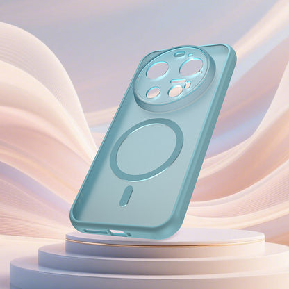 Capa MagSafe para Xiaomi 17 Ultra, Techsuit, HaloFrost II, Verde Claro