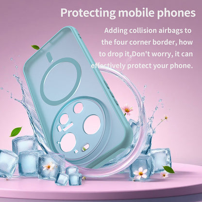 Capa MagSafe para Xiaomi 17 Ultra, Techsuit, HaloFrost II, Verde Claro