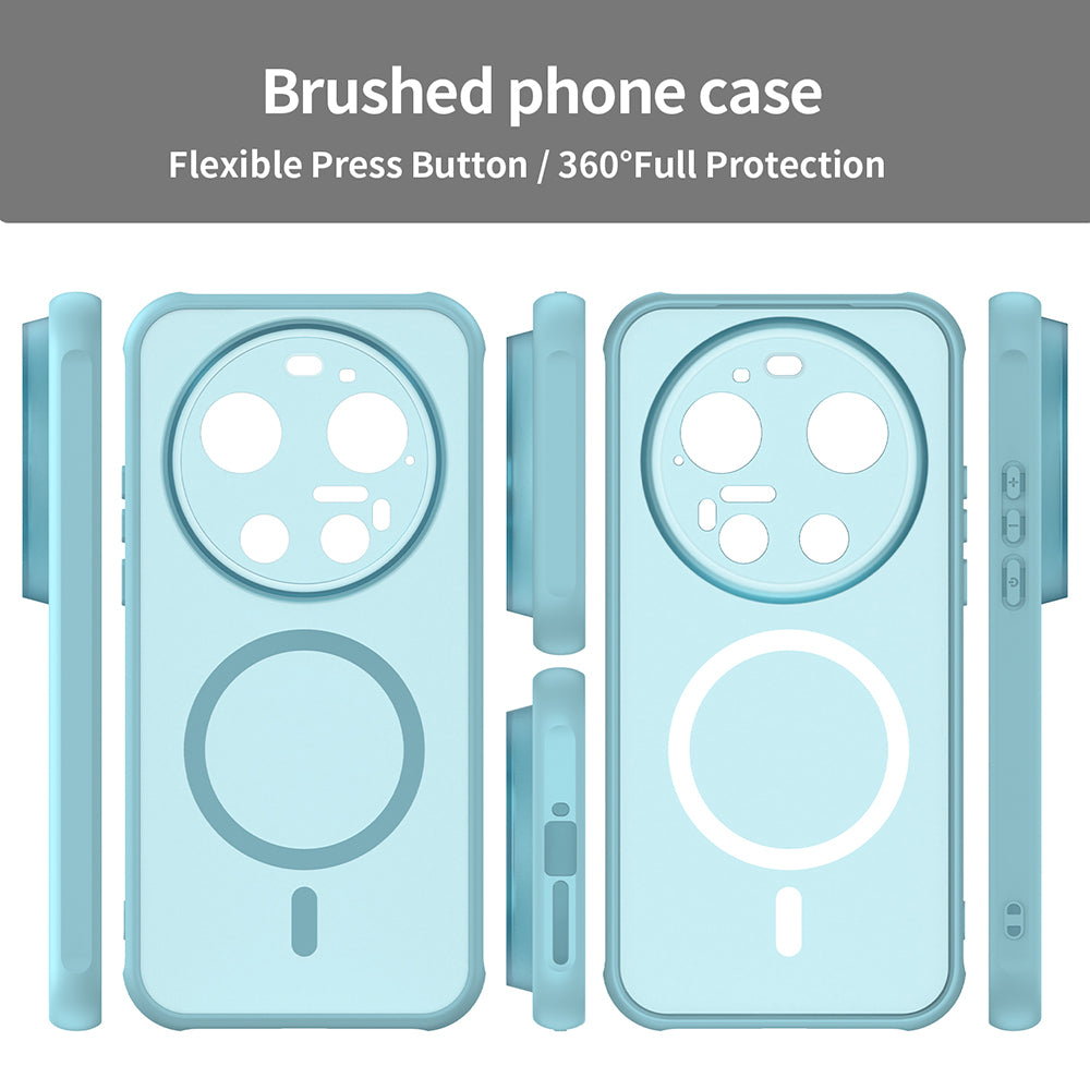 Capa MagSafe para Xiaomi 17 Ultra, Techsuit, HaloFrost II, Verde Claro