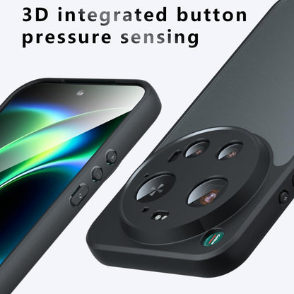 Capa MagSafe para Xiaomi 17 Ultra, Techsuit, PureFrost, Preta Fosca Satinada