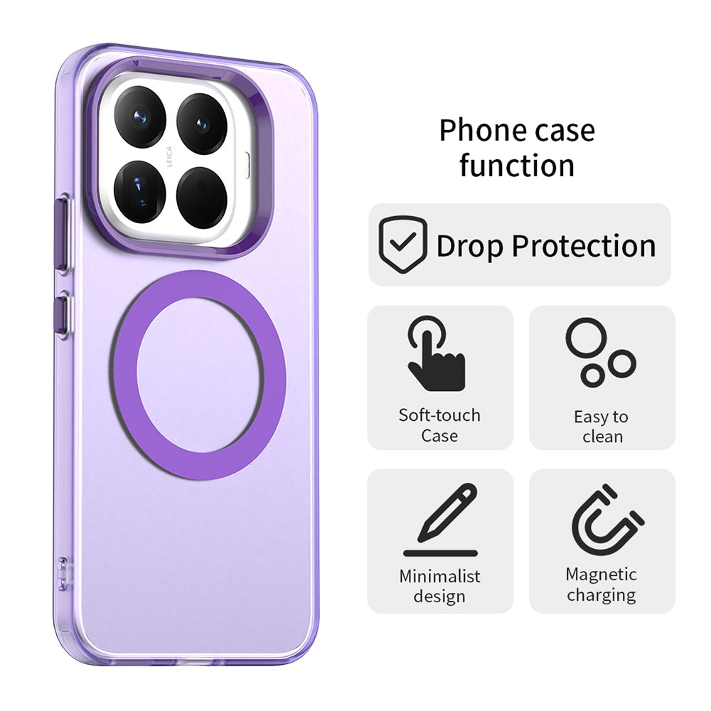 Capa MagSafe para Xiaomi 17T Pro, Techsuit, CandyCase, Roxo