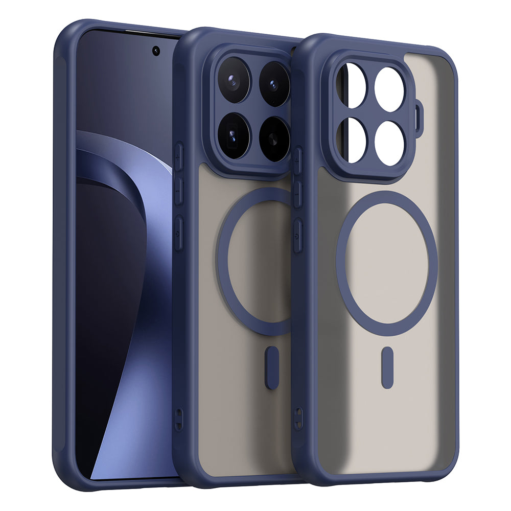 Capa MagSafe para Xiaomi 17T Pro, Techsuit, HaloFrost II, Azul Marinho