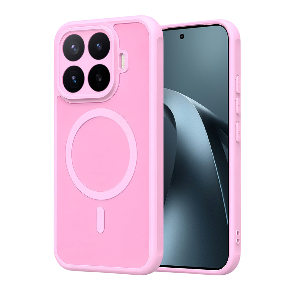 Capa MagSafe para Xiaomi 17T Pro, Techsuit, HaloFrost II, Rosa