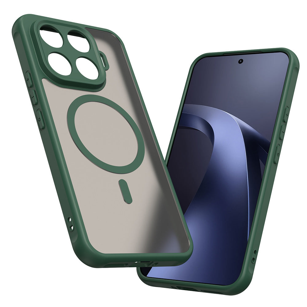 Capa MagSafe para Xiaomi 17T Pro, Techsuit, HaloFrost II, Verde