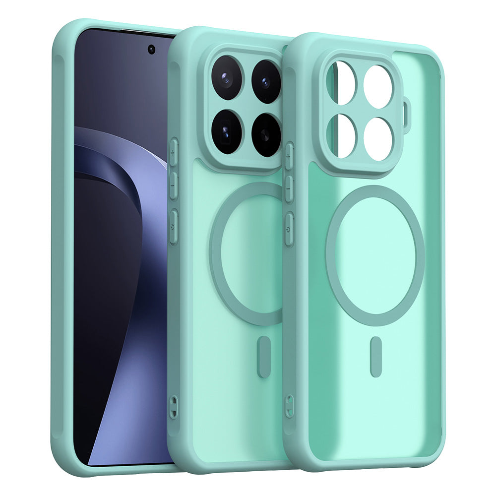 Capa MagSafe para Xiaomi 17T Pro, Techsuit, HaloFrost II, Verde Claro