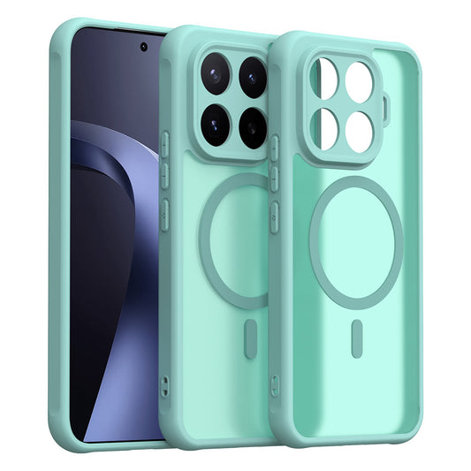 Capa MagSafe para Xiaomi 17T Pro, Techsuit, HaloFrost II, Verde Claro