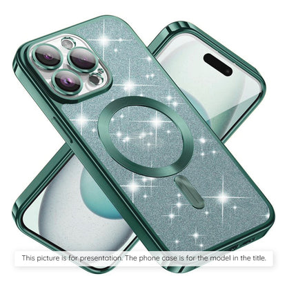 MagSafe Case for Xiaomi 17T Pro, Techsuit, Luxury Glitter, Light Green