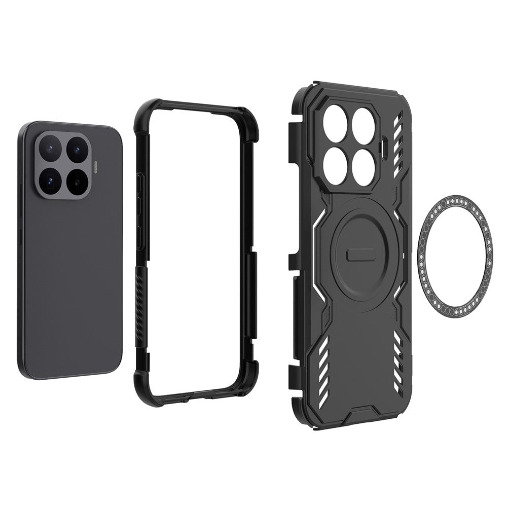 Capa MagSafe para Xiaomi 17T, Techsuit, ArmorMag, Preta