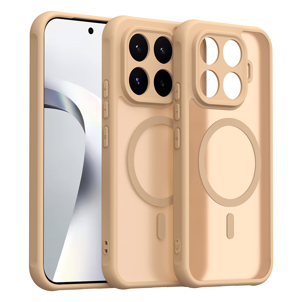 Capa MagSafe para Xiaomi 17T, Techsuit, HaloFrost II, Dourada