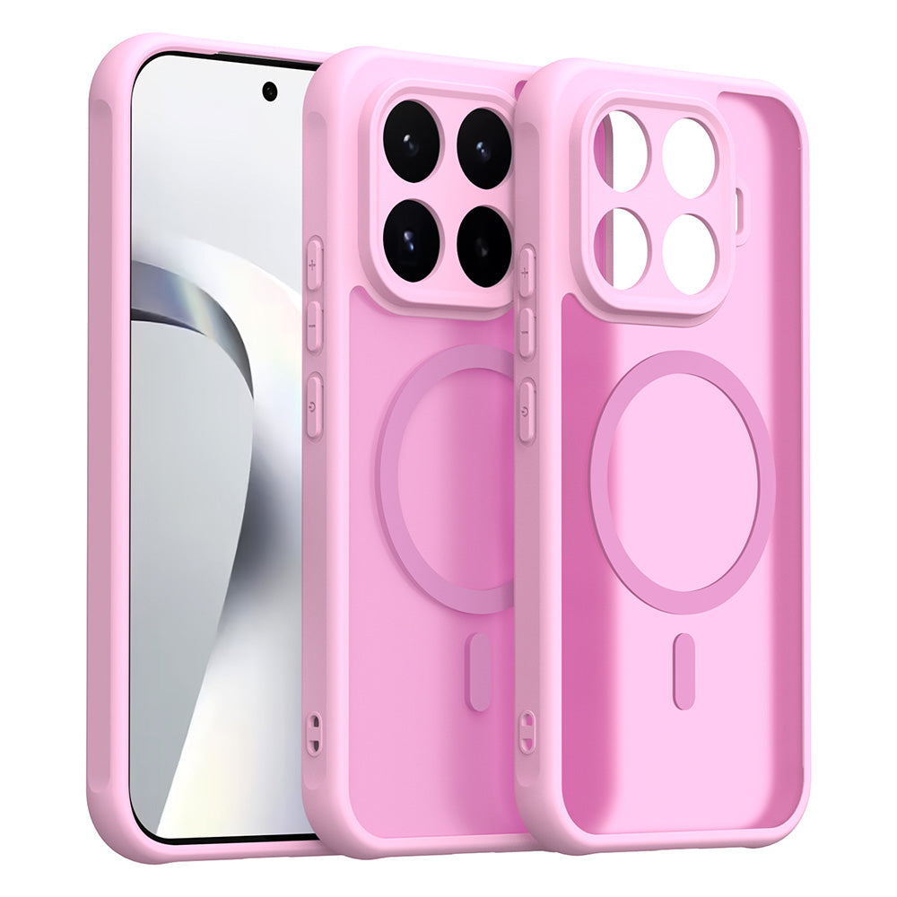 Capa MagSafe para Xiaomi 17T, Techsuit, HaloFrost II, Rosa