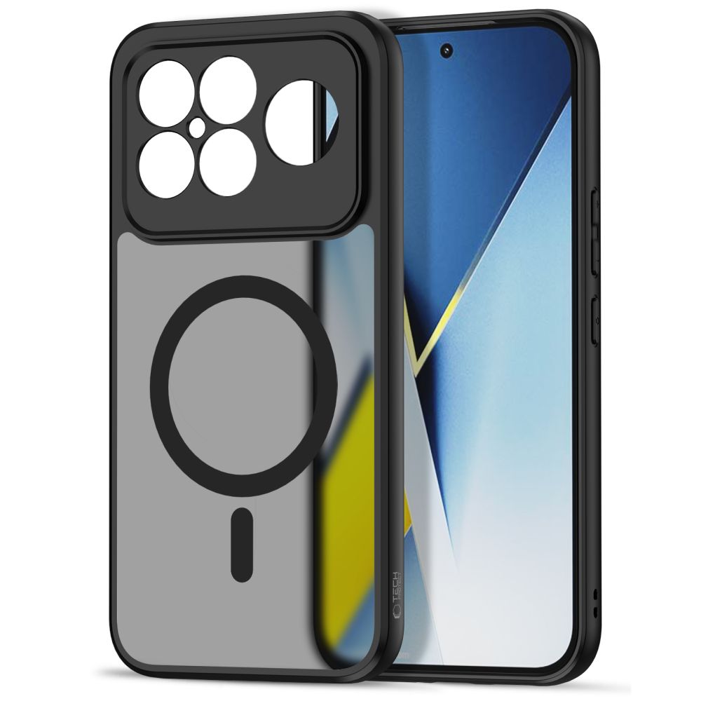 Capa MagSafe para Xiaomi Poco F8 Ultra, Tech-Protect, Magmat, Preta