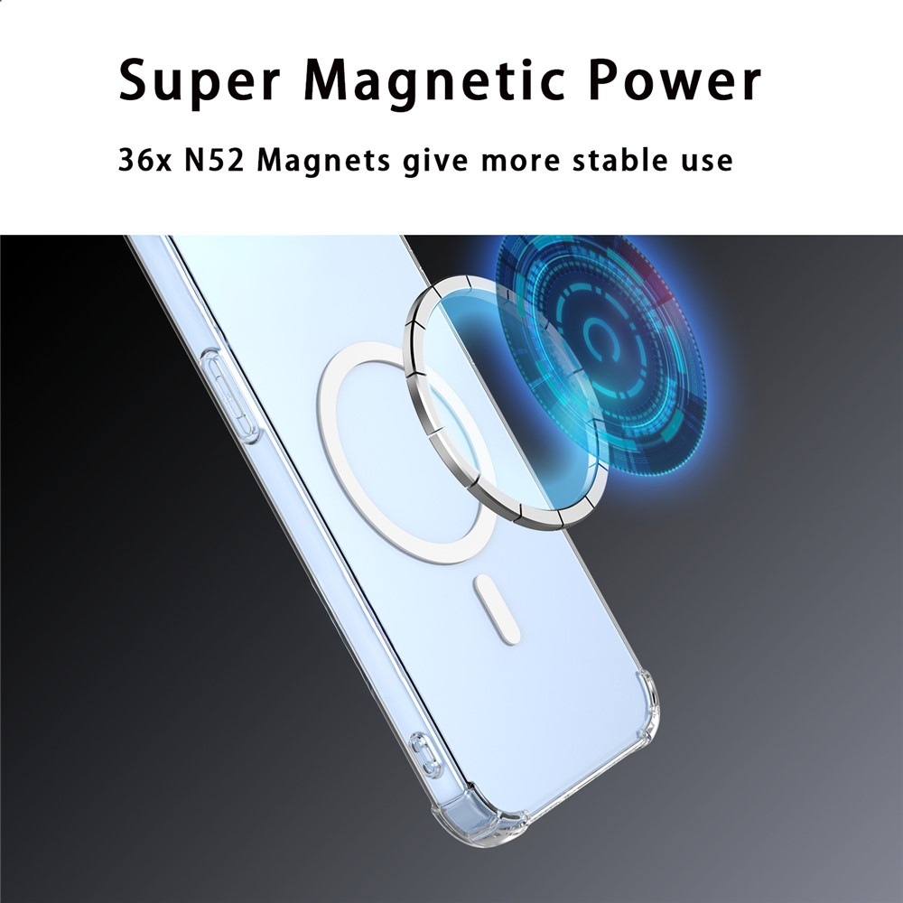 Capa MagSafe para Xiaomi 17T, OEM, Antichoque, Transparente