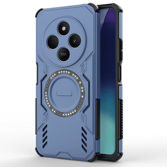 Capa MagSafe para Xiaomi Poco C75 / Redmi 14C, Techsuit, ArmorMag, Azul