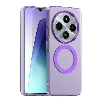 MagSafe Case for Xiaomi Poco C75 / Redmi 14C, Techsuit, CandyCase, Purple