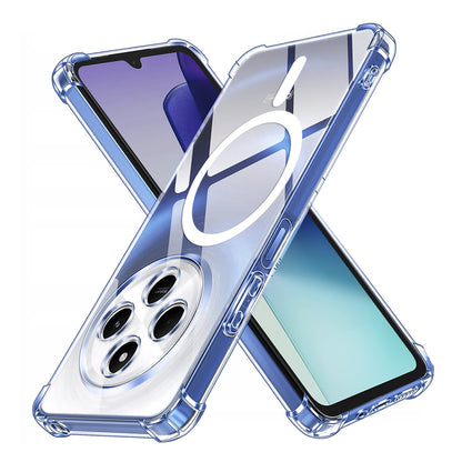 Capa MagSafe para Xiaomi Poco C75 / Redmi 14C, Techsuit, Antichoque, Transparente
