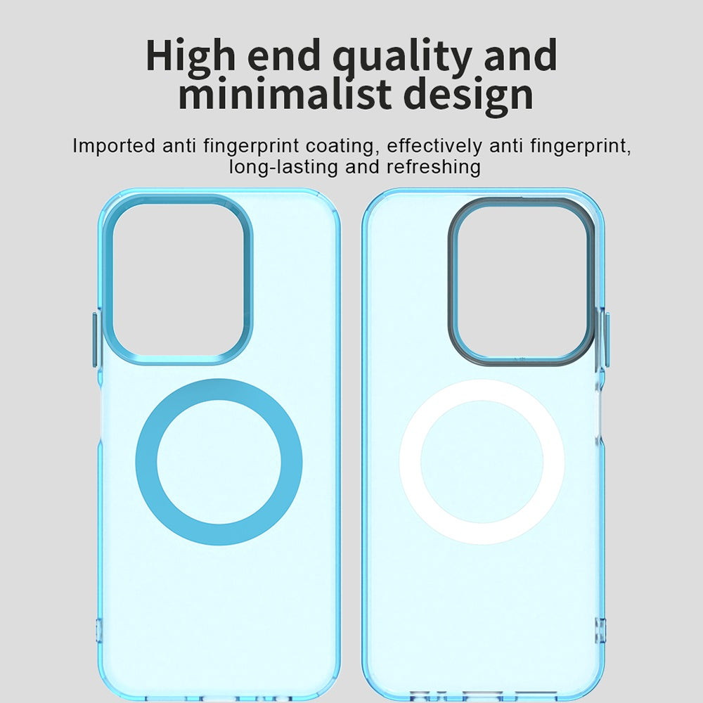 Capa MagSafe para Xiaomi Poco C85 4G / Redmi 15C 5G / 15C 4G, Techsuit, CandyCase, Azul