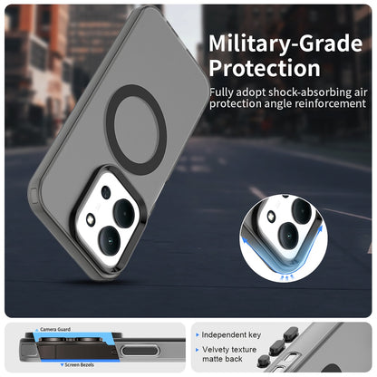 Capa MagSafe para Xiaomi Poco C85 4G / Redmi 15C 5G / 15C 4G, Techsuit, CandyCase, Preta