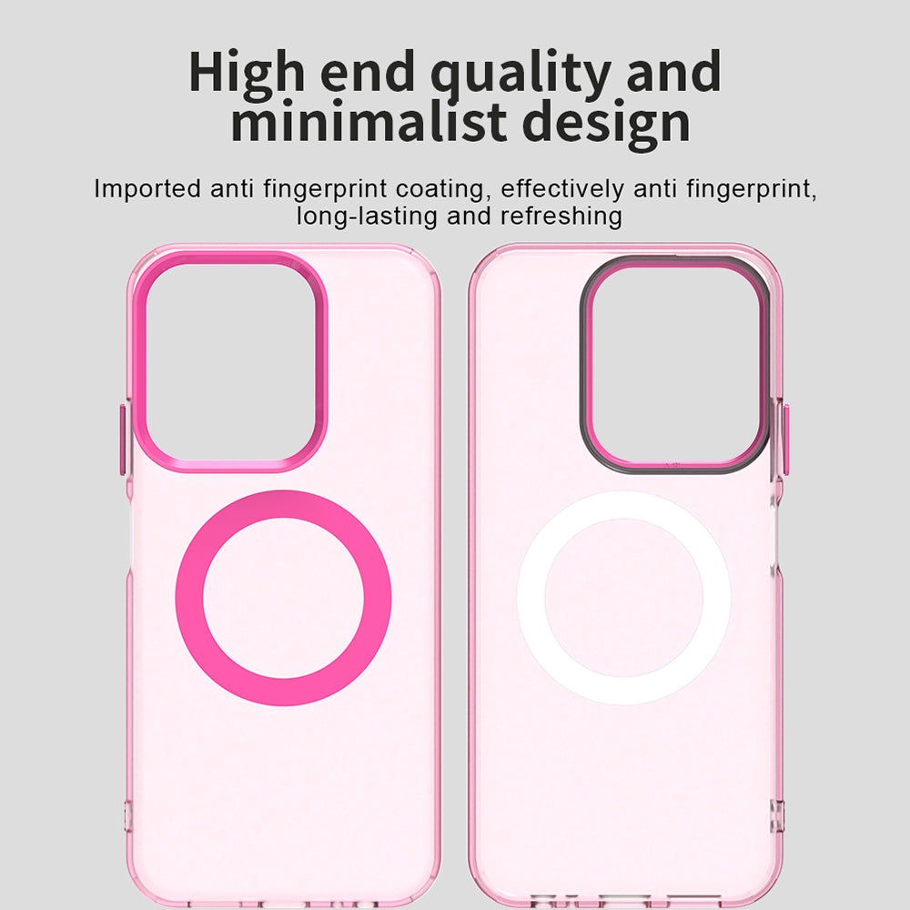 Capa MagSafe para Xiaomi Poco C85 4G / Redmi 15C 5G / 15C 4G, Techsuit, CandyCase, Rosa