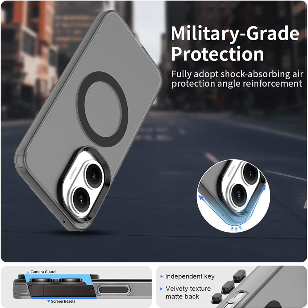 MagSafe Case for Xiaomi Poco F7, Techsuit, CandyCase, Black